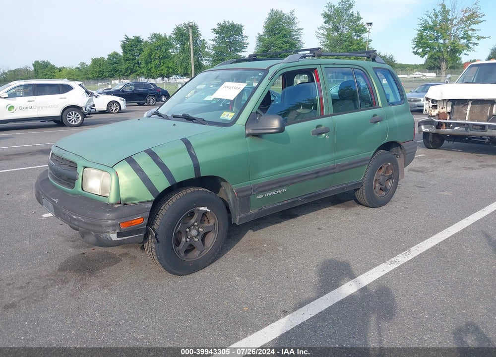 2001 CHEVROLET TRACKER HARD TOP BASE VIN: 2CNBJ13C216909234