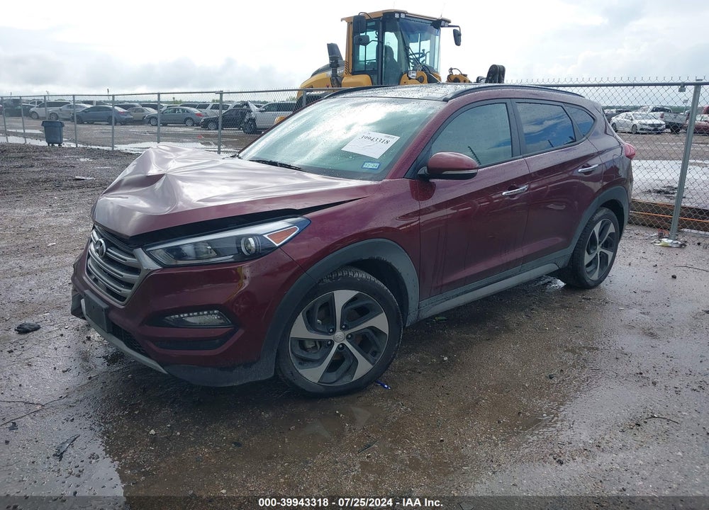 2017 HYUNDAI TUCSON LIMITED VIN: KM8J33A20HU342934