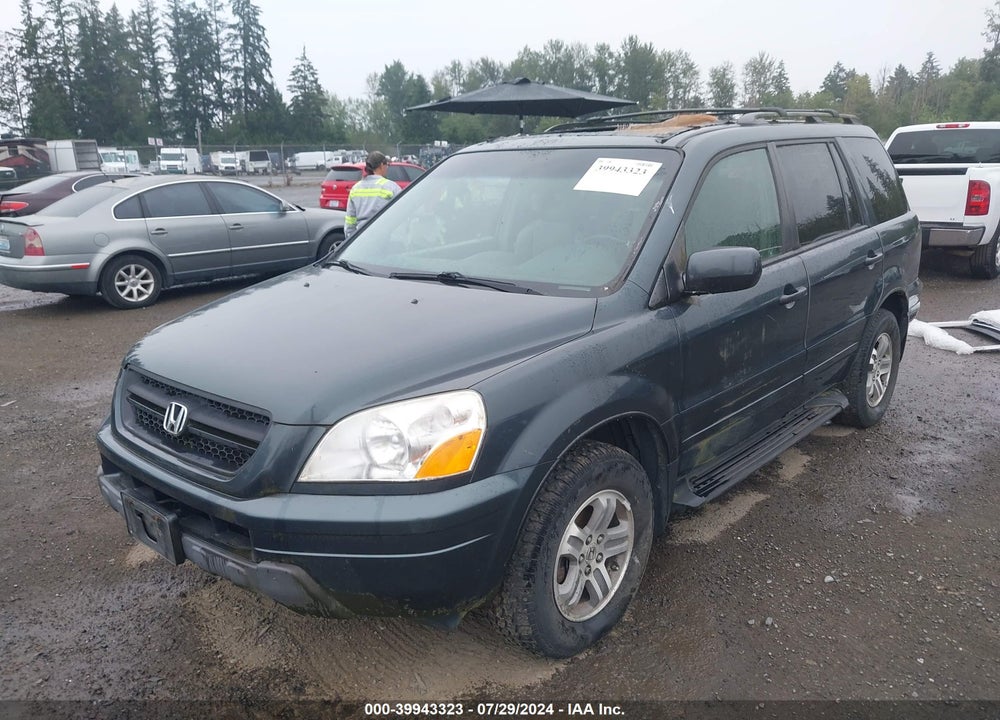 2005 HONDA PILOT EX-L VIN: 2HKYF18525H542928
