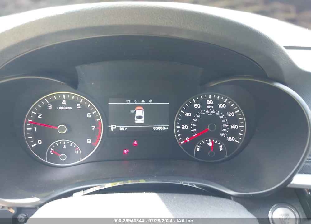 2019 KIA OPTIMA SX TURBO VIN: 5XXGV4L28KG291241