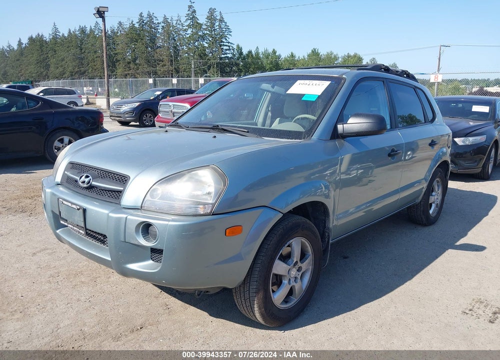 2005 HYUNDAI TUCSON GL VIN: KM8JM12B45U152629