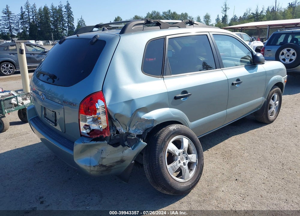2005 HYUNDAI TUCSON GL VIN: KM8JM12B45U152629