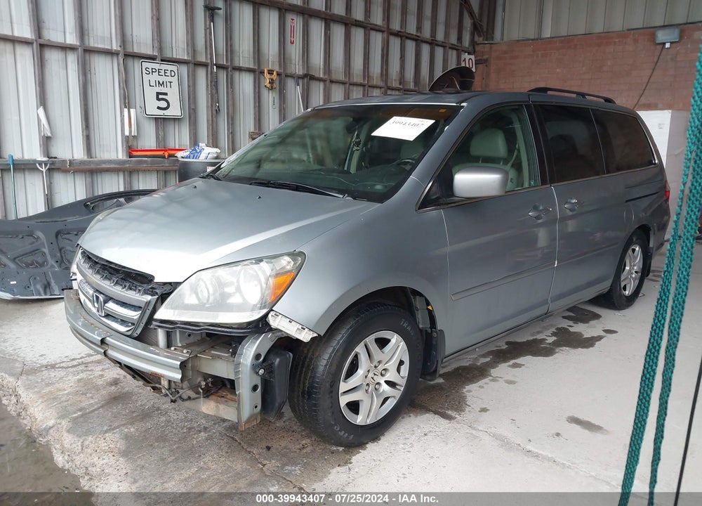 2007 HONDA ODYSSEY EX-L VIN: 5FNRL38667B080005