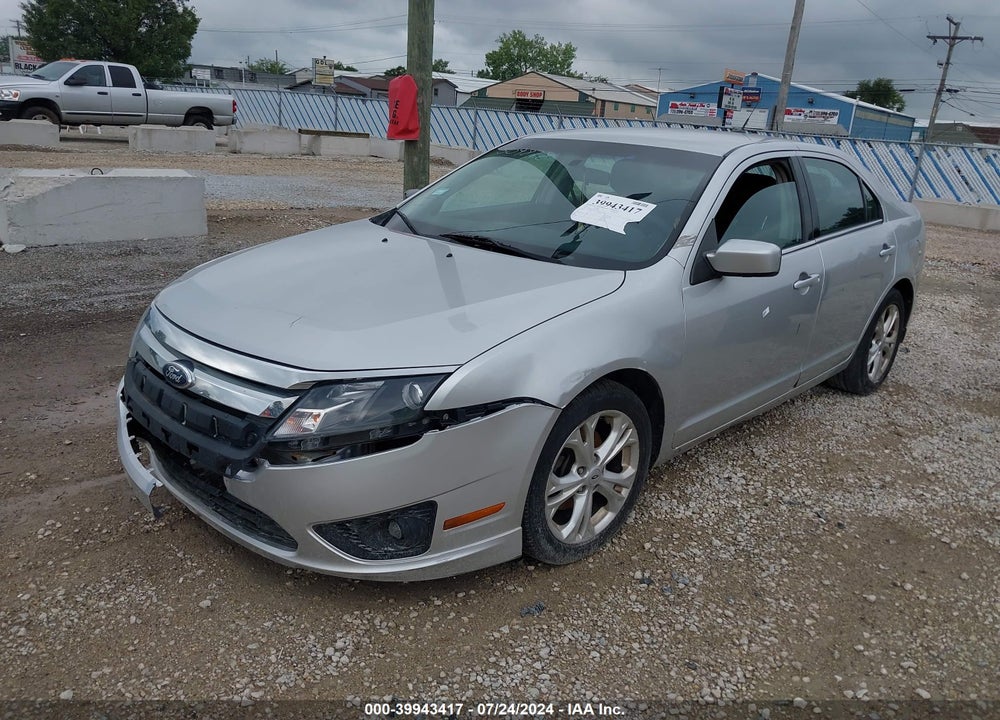 2012 FORD FUSION SE VIN: 3FAHP0HA7CR398443