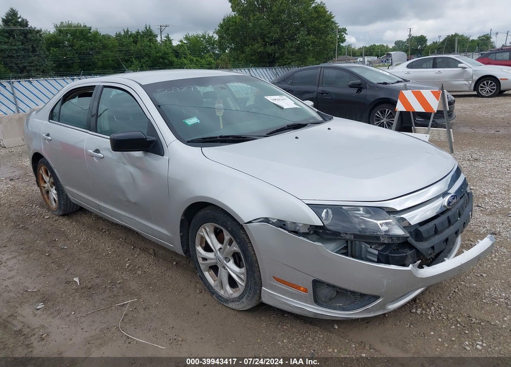 2012 FORD FUSION SE VIN: 3FAHP0HA7CR398443