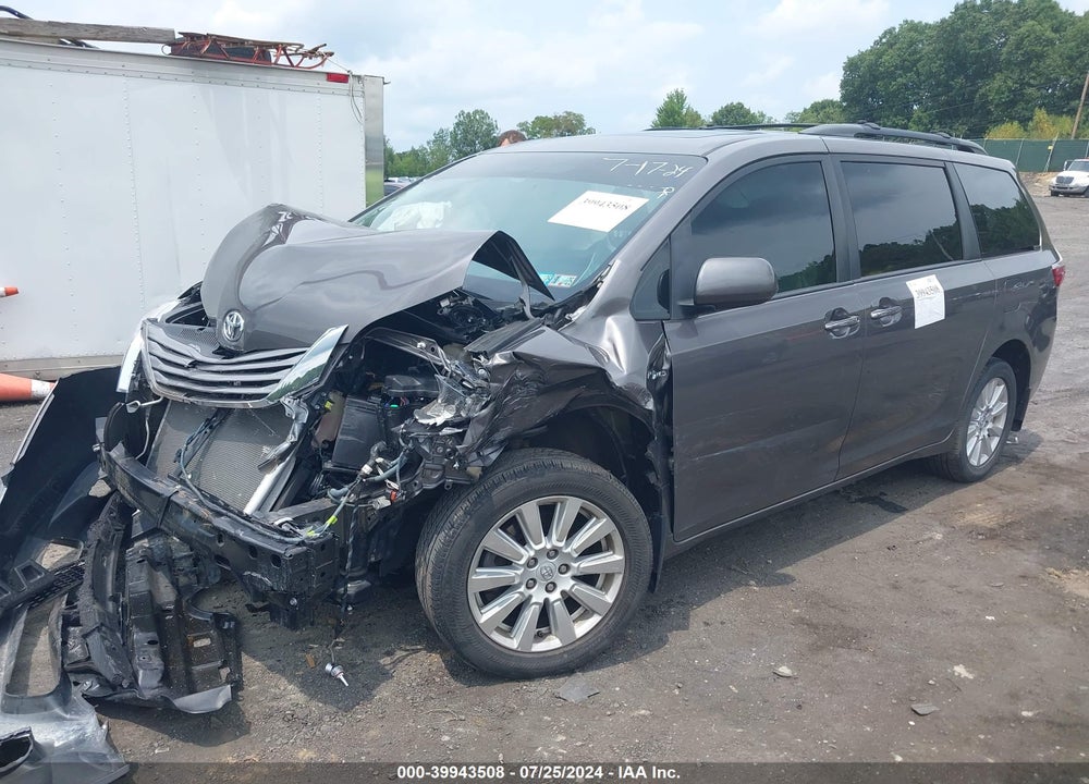 2017 TOYOTA SIENNA XLE PREMIUM 7 PASSENGER VIN: 5TDDZ3DC1HS161169