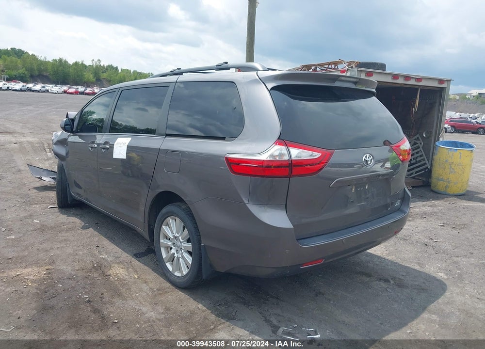 2017 TOYOTA SIENNA XLE PREMIUM 7 PASSENGER VIN: 5TDDZ3DC1HS161169