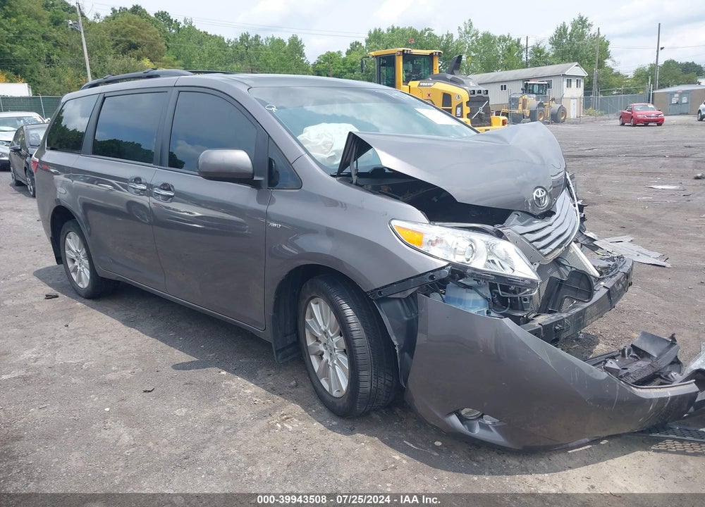 2017 TOYOTA SIENNA XLE PREMIUM 7 PASSENGER VIN: 5TDDZ3DC1HS161169