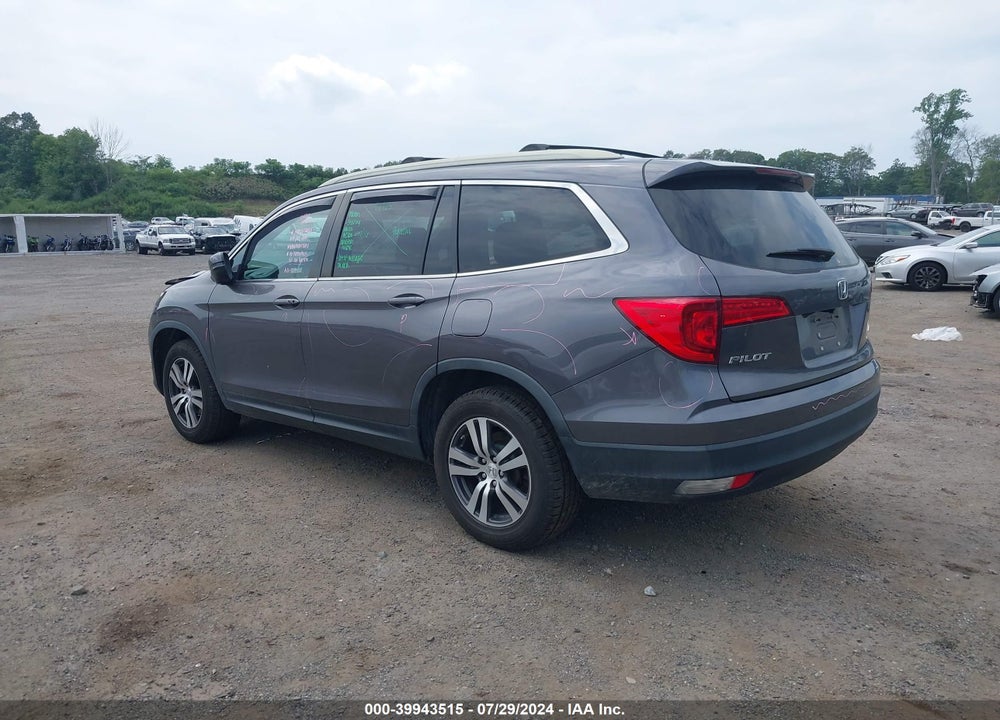 2017 HONDA PILOT EX-L VIN: 5FNYF6H5XHB048140