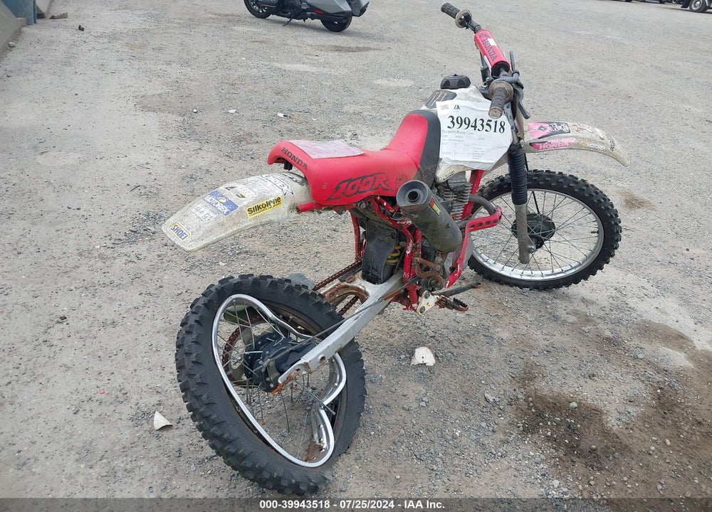1999 HONDA XR100 R VIN: JH2HE0305XK804896
