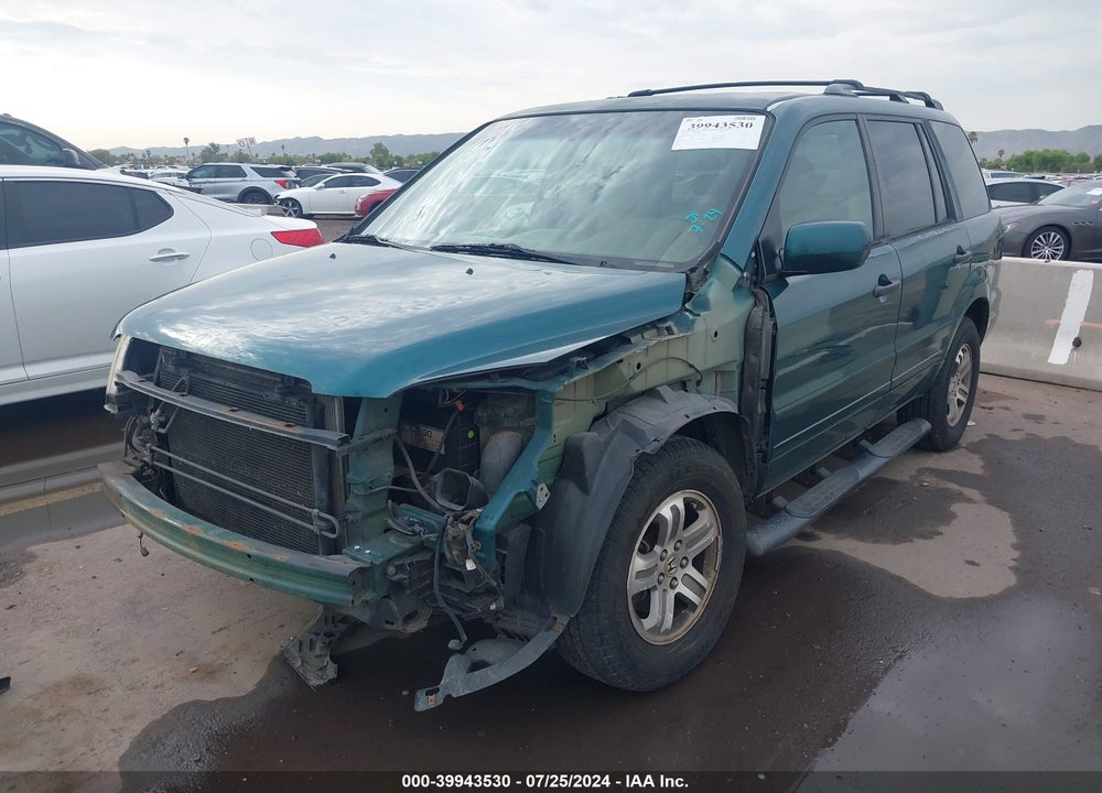 2003 HONDA PILOT EX-L VIN: 2HKYF18773H566592