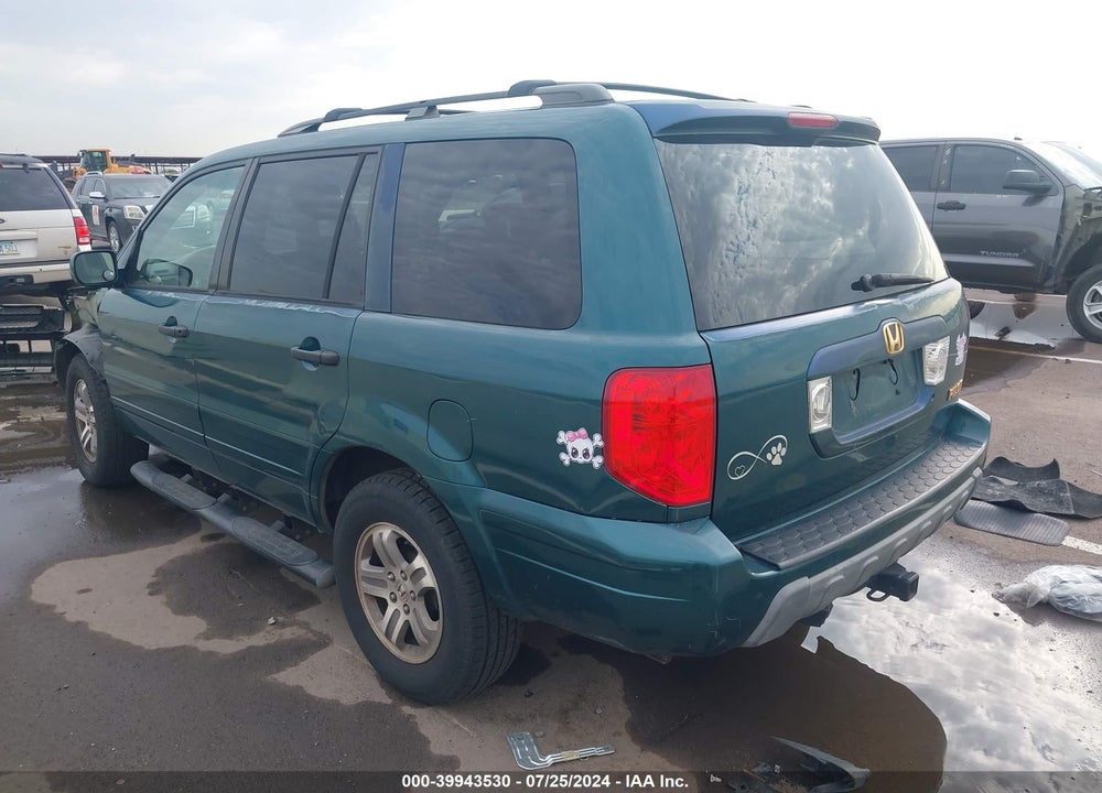 2003 HONDA PILOT EX-L VIN: 2HKYF18773H566592
