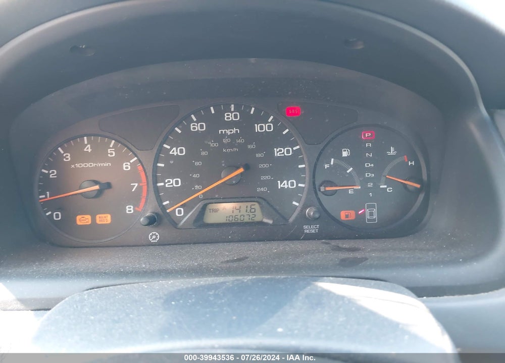 2002 HONDA ACCORD 2.3 VP VIN: 1HGCF86652A173971