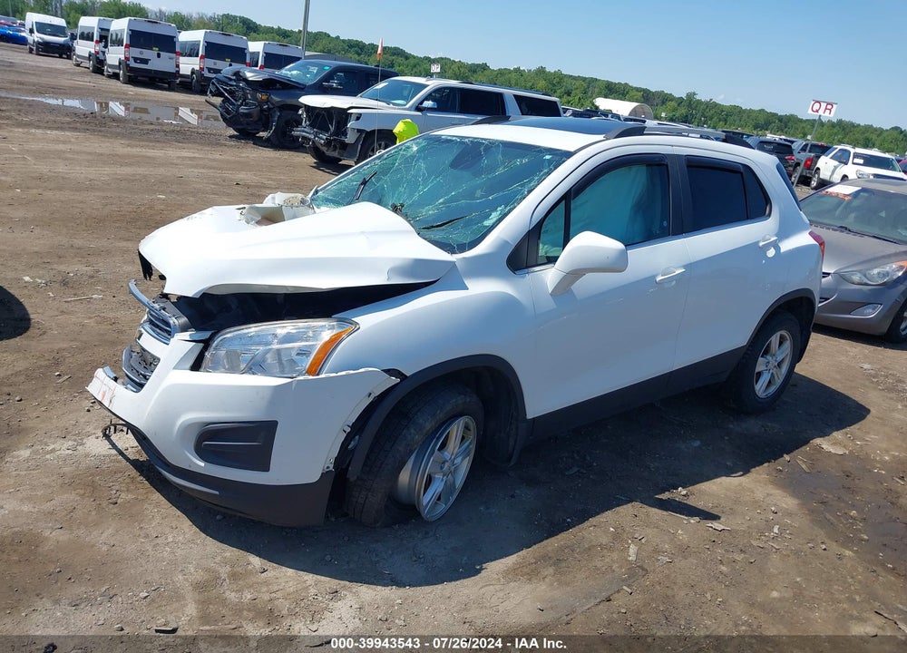 2016 CHEVROLET TRAX LT VIN: KL7CJPSBXGB759798