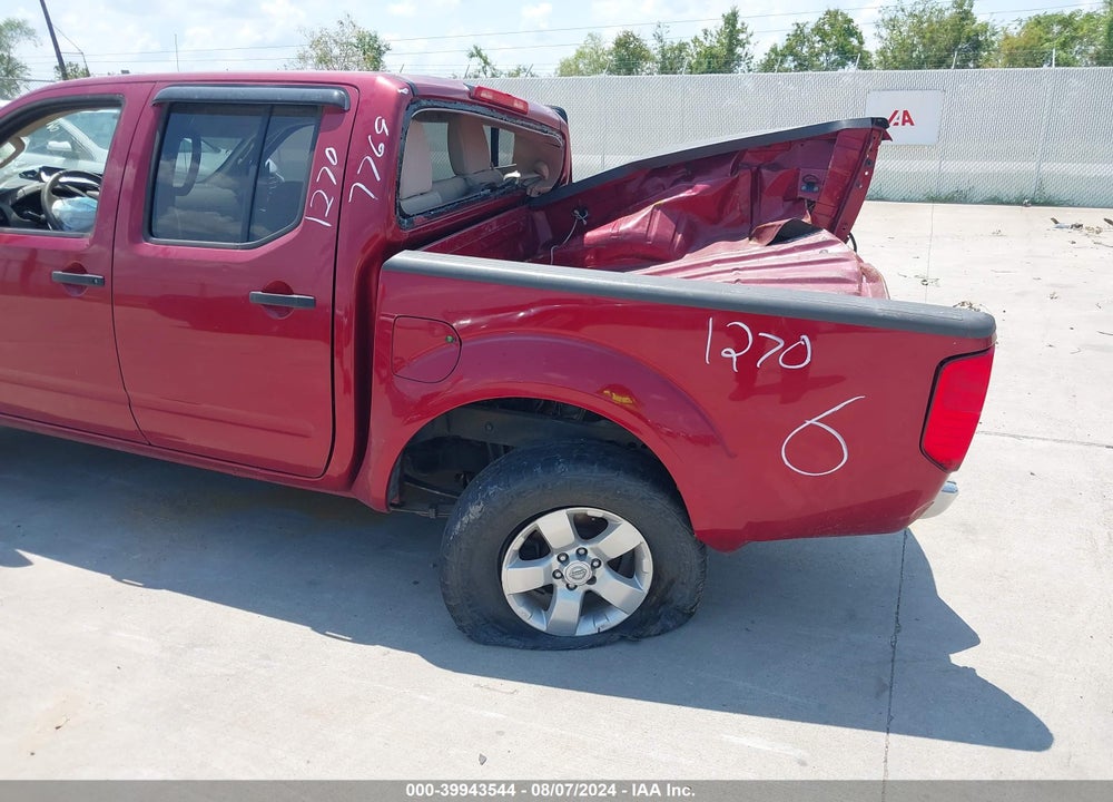 2012 NISSAN FRONTIER SV VIN: 1N6AD0ER1CC457769