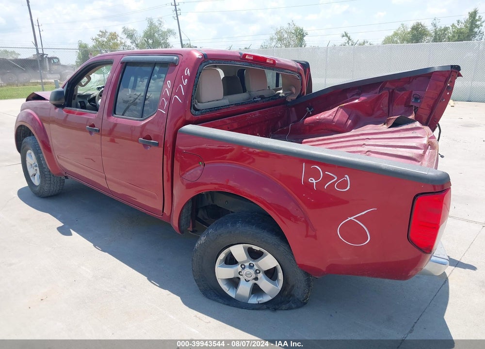 2012 NISSAN FRONTIER SV VIN: 1N6AD0ER1CC457769