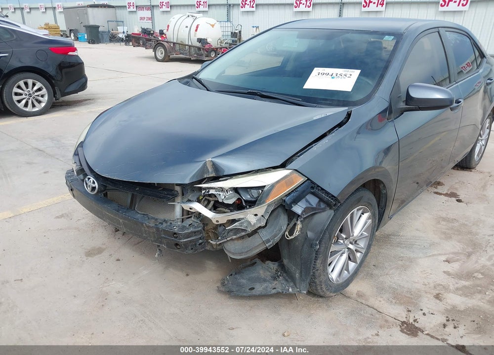 2014 TOYOTA COROLLA LE PLUS VIN: 5YFBURHE7EP176011