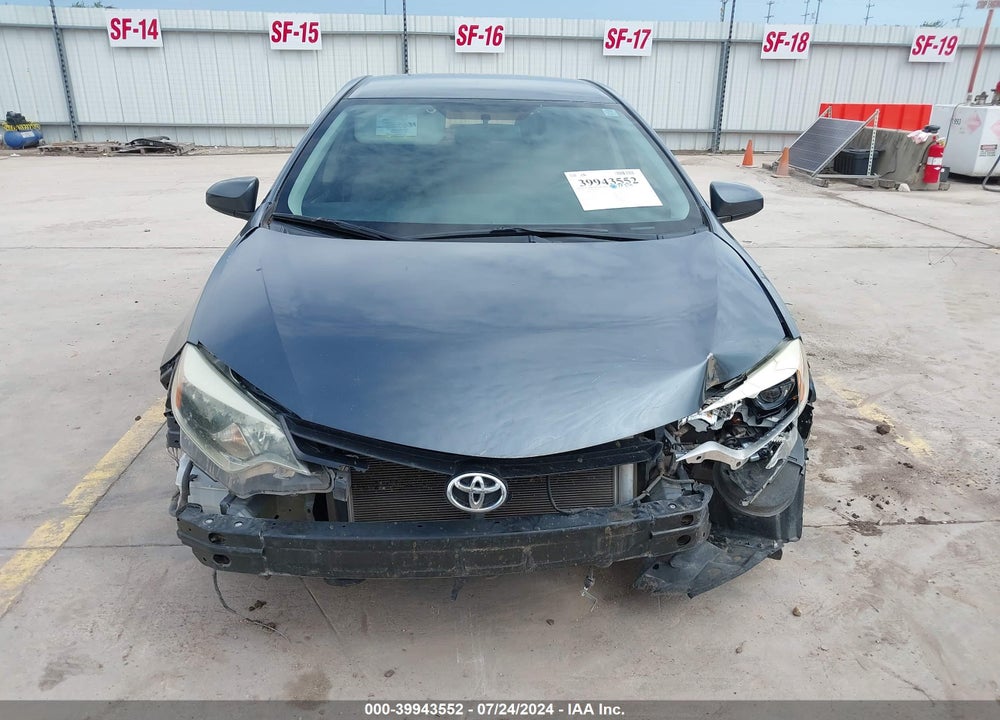 2014 TOYOTA COROLLA LE PLUS VIN: 5YFBURHE7EP176011