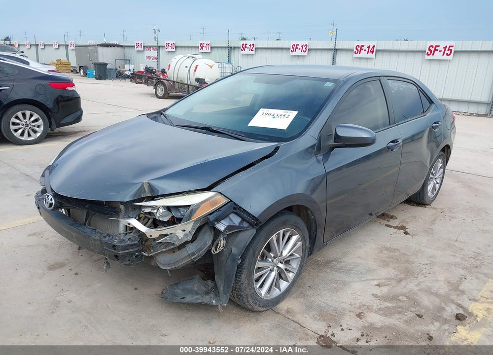 2014 TOYOTA COROLLA LE PLUS VIN: 5YFBURHE7EP176011