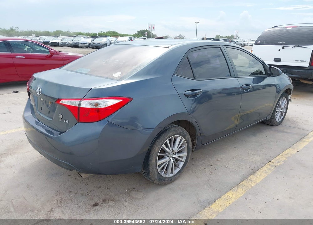 2014 TOYOTA COROLLA LE PLUS VIN: 5YFBURHE7EP176011