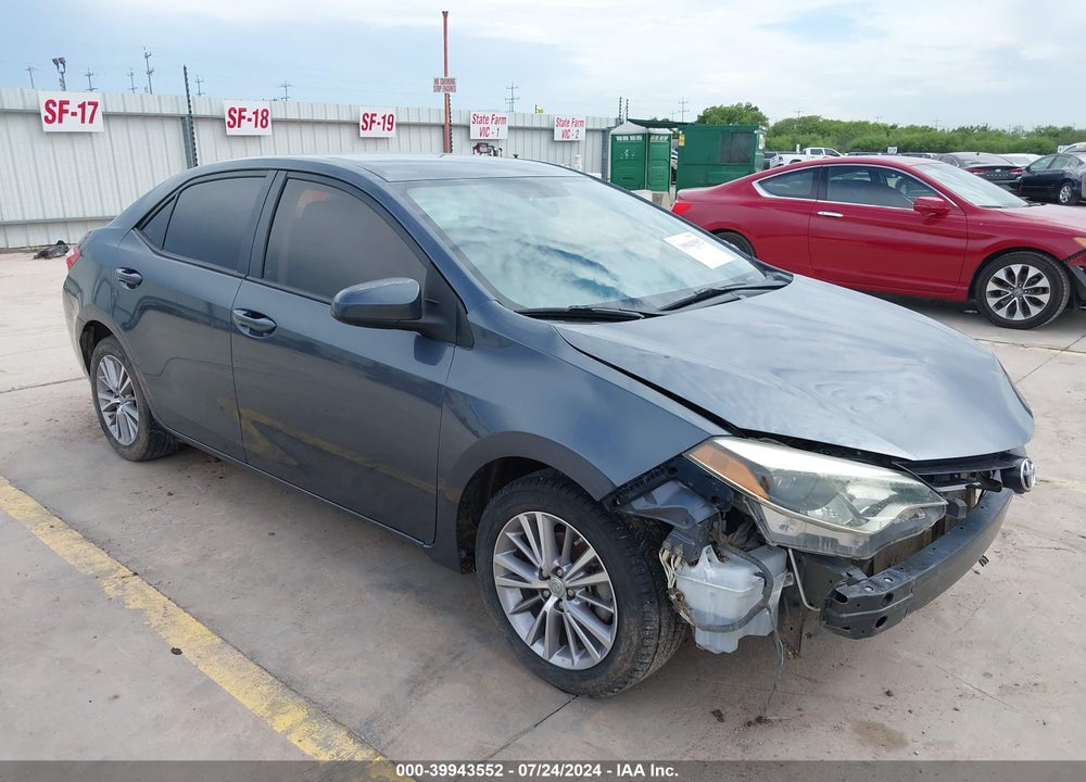 2014 TOYOTA COROLLA LE PLUS VIN: 5YFBURHE7EP176011