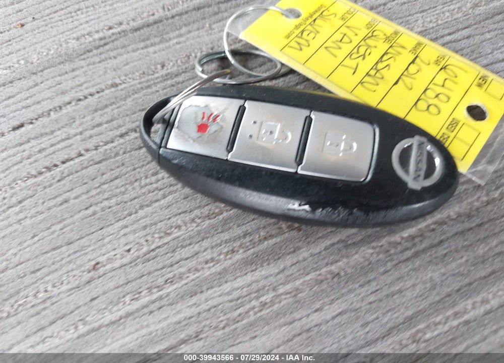 2012 NISSAN QUEST VIN: JN8AE2KP8C9047714