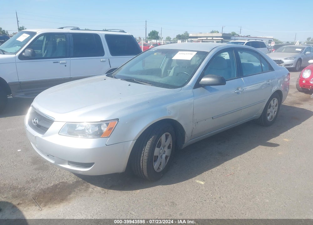 2008 HYUNDAI SONATA GLS VIN: 5NPET46C28H350122