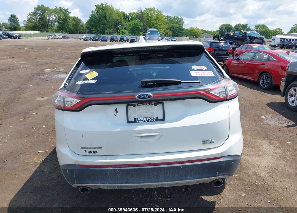 2015 FORD EDGE SEL VIN: 2FMTK4J99FBB08597