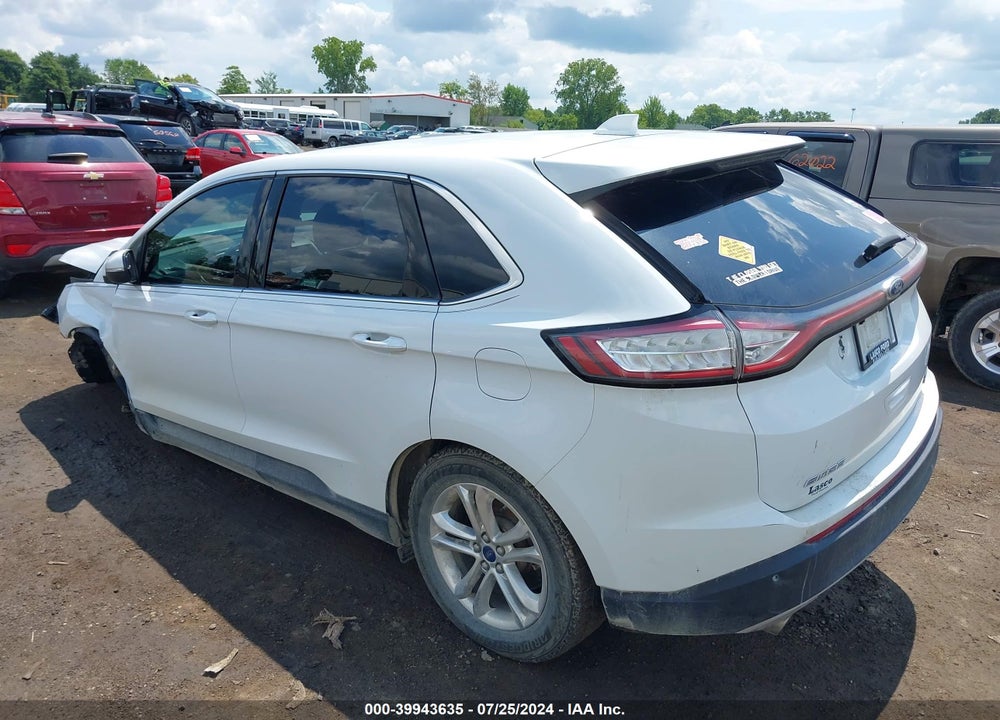 2015 FORD EDGE SEL VIN: 2FMTK4J99FBB08597