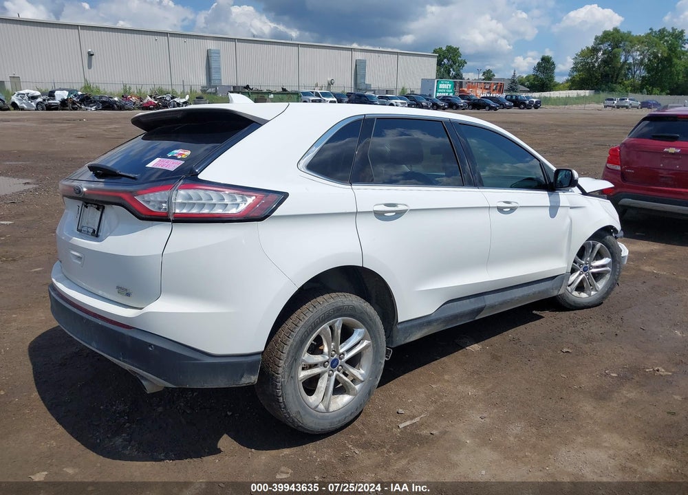 2015 FORD EDGE SEL VIN: 2FMTK4J99FBB08597