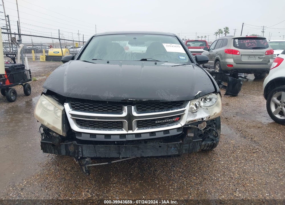 2013 DODGE AVENGER SXT VIN: 1C3CDZCG3DN709310