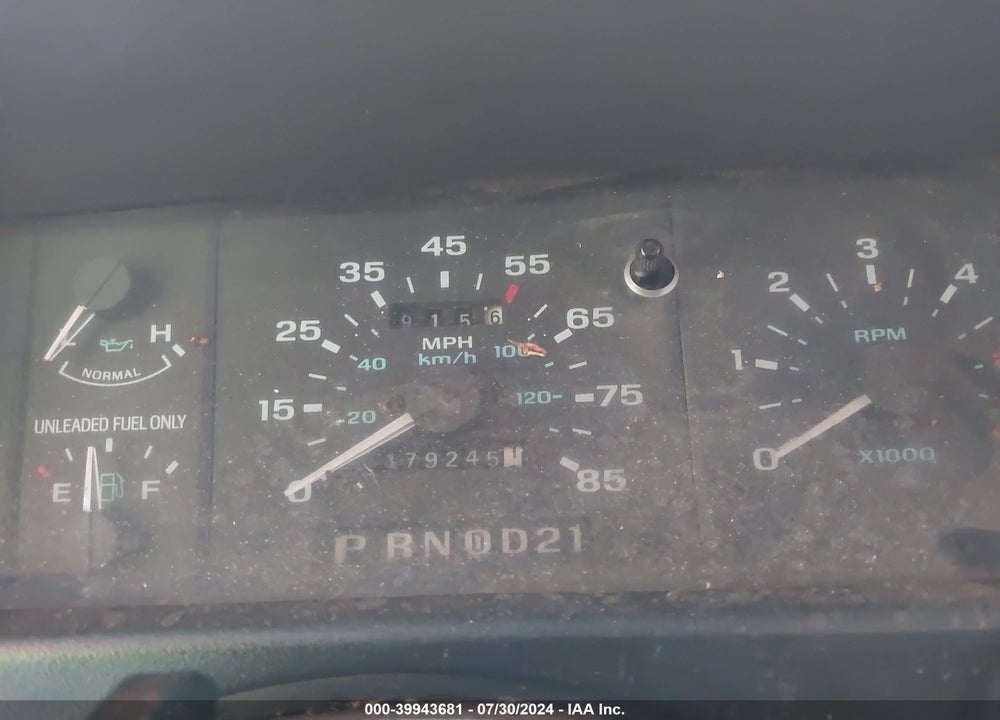1994 FORD EXPLORER VIN: 1FMCU24X5RUD52996