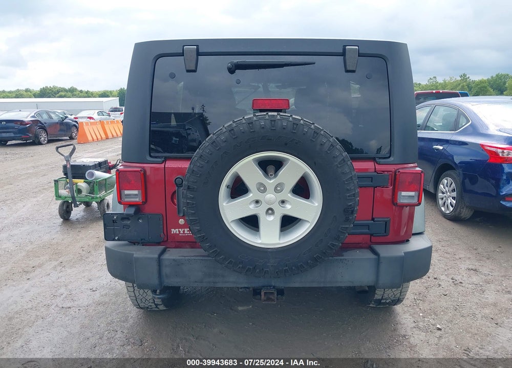 2012 JEEP WRANGLER UNLIMITED SPORT VIN: 1C4BJWDG7CL135107