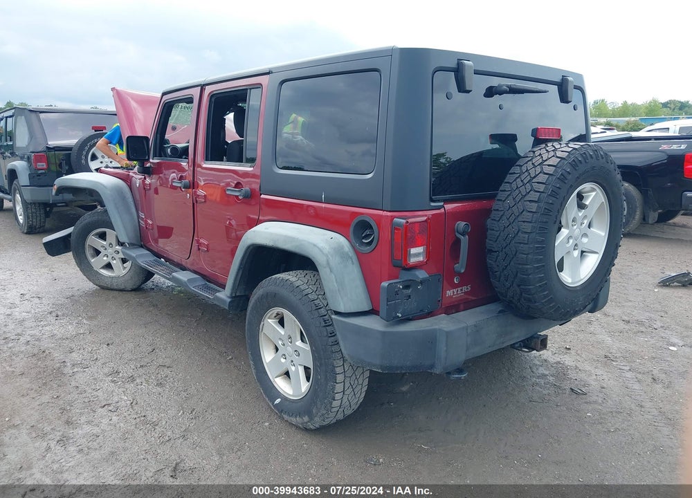 2012 JEEP WRANGLER UNLIMITED SPORT VIN: 1C4BJWDG7CL135107