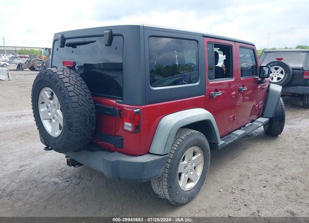 2012 JEEP WRANGLER UNLIMITED SPORT VIN: 1C4BJWDG7CL135107