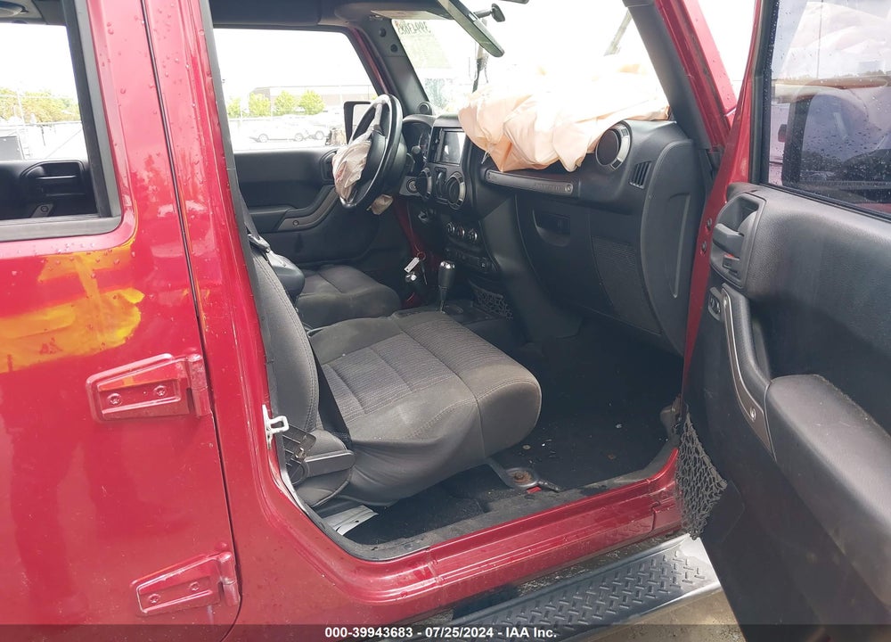 2012 JEEP WRANGLER UNLIMITED SPORT VIN: 1C4BJWDG7CL135107