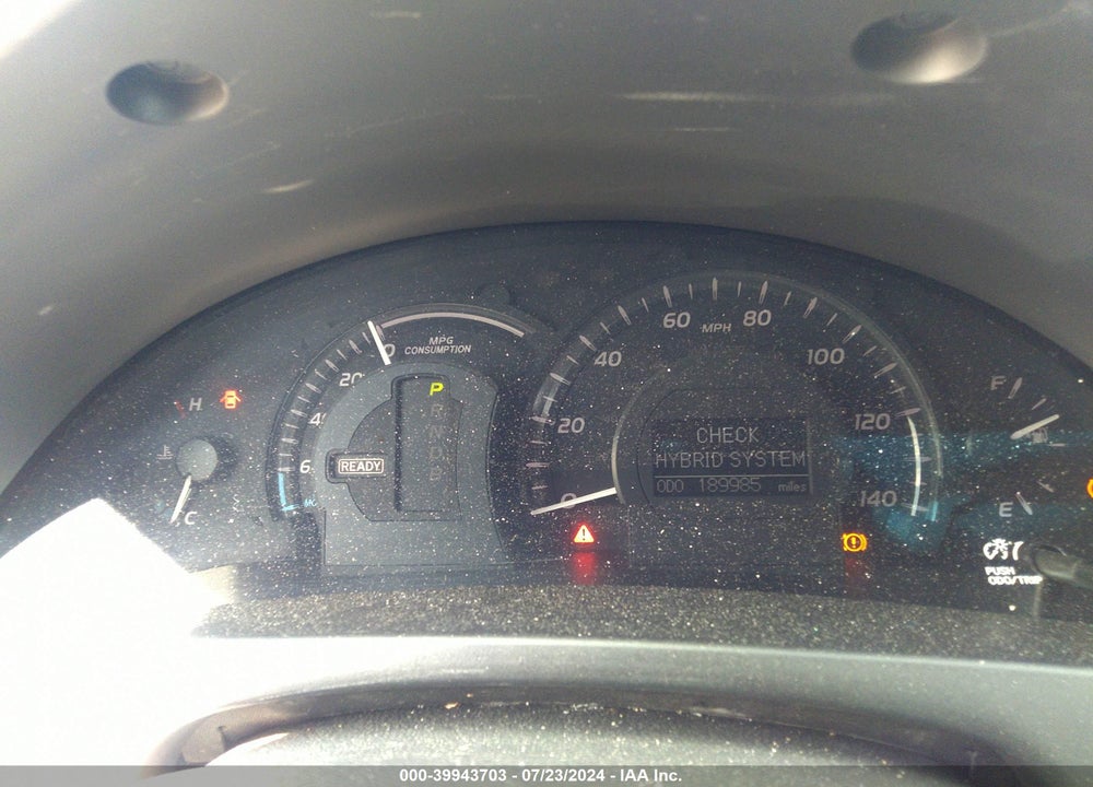 2007 TOYOTA CAMRY HYBRID VIN: 4T1BB46K67U023879