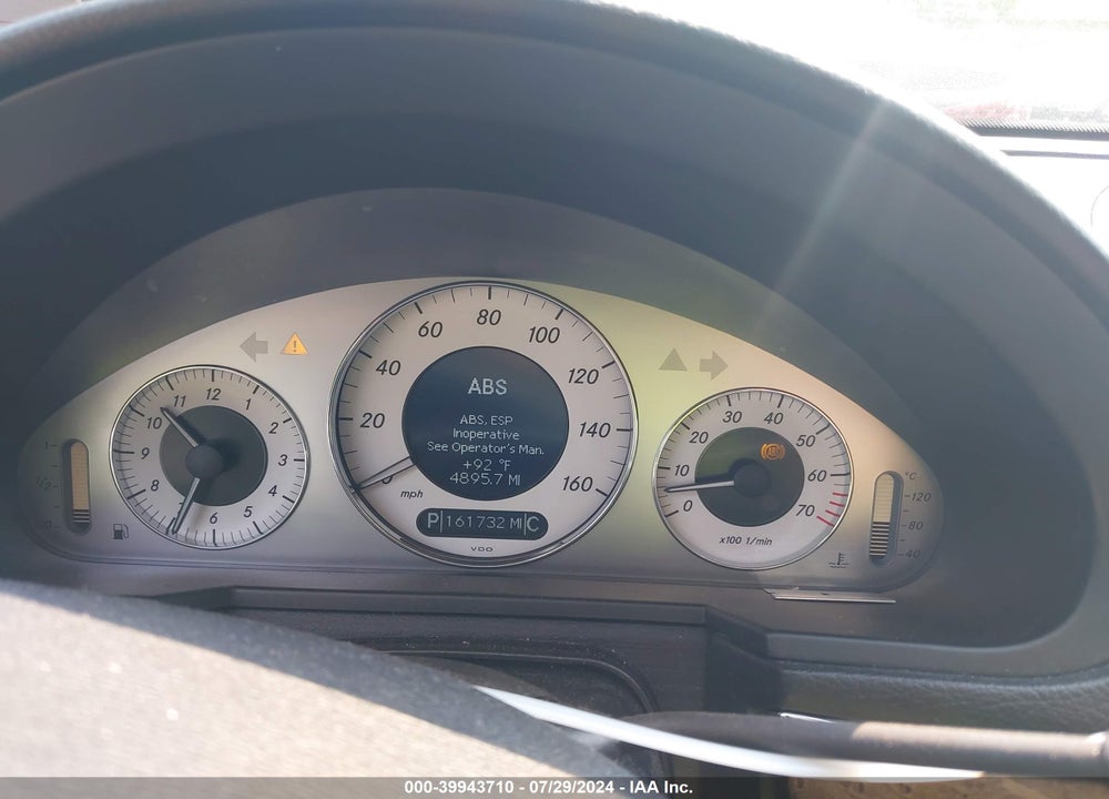 2009 MERCEDES-BENZ E 350 VIN: WDBUF56X79B380438