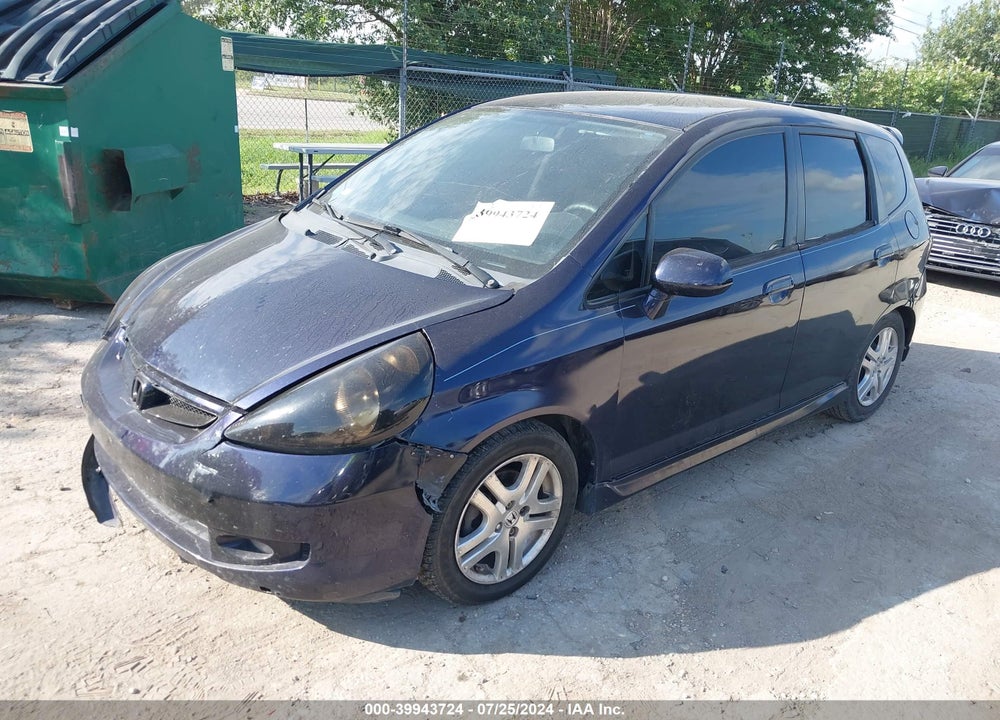 2008 HONDA FIT SPORT VIN: JHMGD38668S015064
