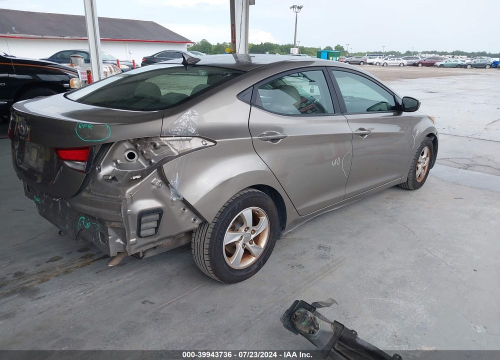 2014 HYUNDAI ELANTRA SE VIN: 5NPDH4AE2EH457933