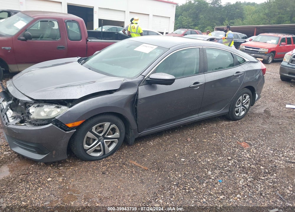 2016 HONDA CIVIC LX VIN: 19XFC2F52GE047810