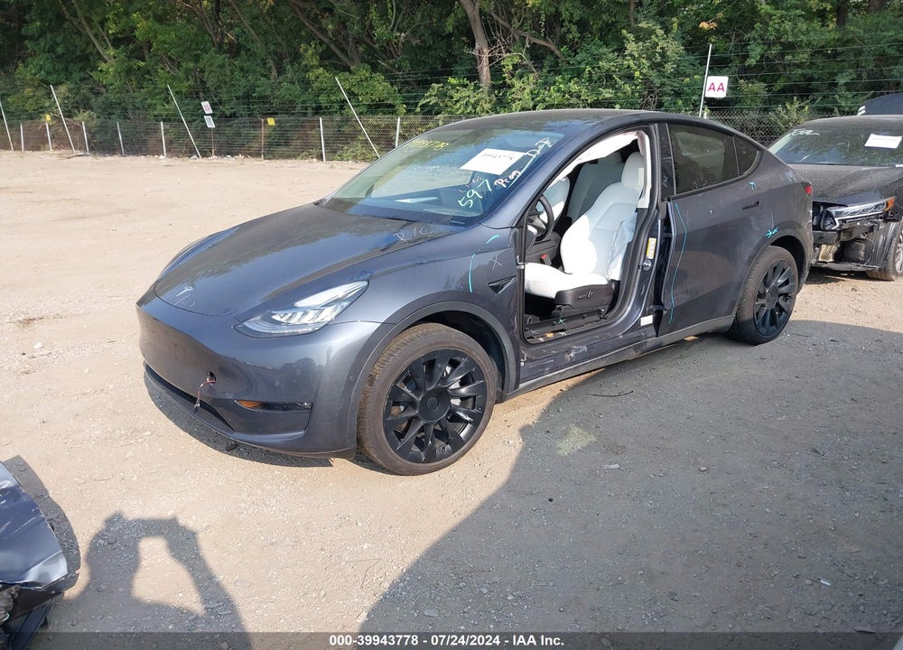 2023 TESLA MODEL Y AWD/LONG RANGE DUAL MOTOR ALL-WHEEL DRIVE VIN: 7SAYGAEE9PF590710