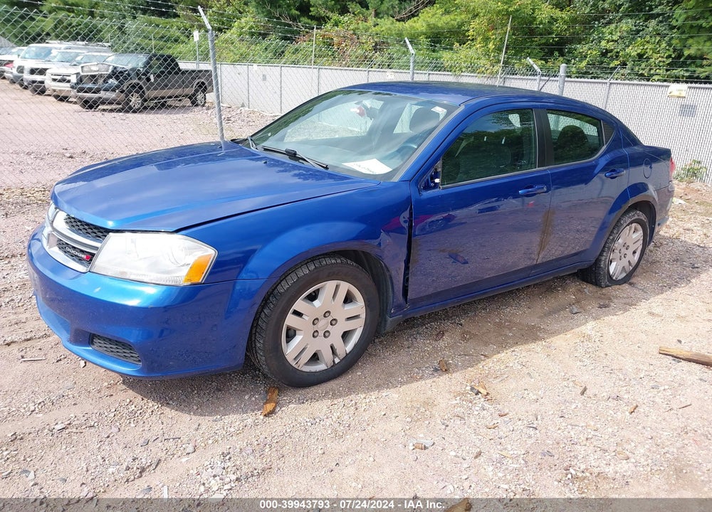 2014 DODGE AVENGER SE VIN: 1C3CDZAG6EN222350