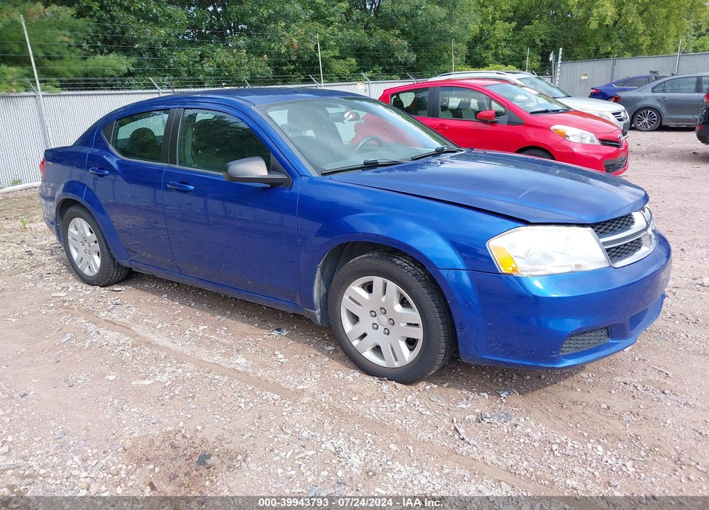 2014 DODGE AVENGER SE VIN: 1C3CDZAG6EN222350