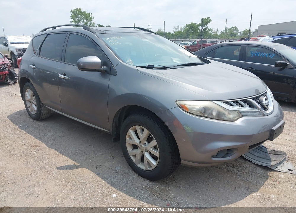2013 NISSAN MURANO SL VIN: JN8AZ1MU8DW204050