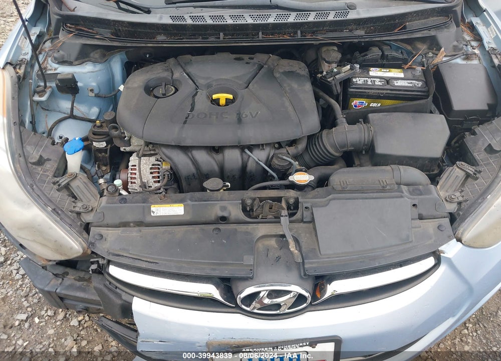 2011 HYUNDAI ELANTRA LIMITED (ULSAN PLANT) VIN: KMHDH4AE9BU135514