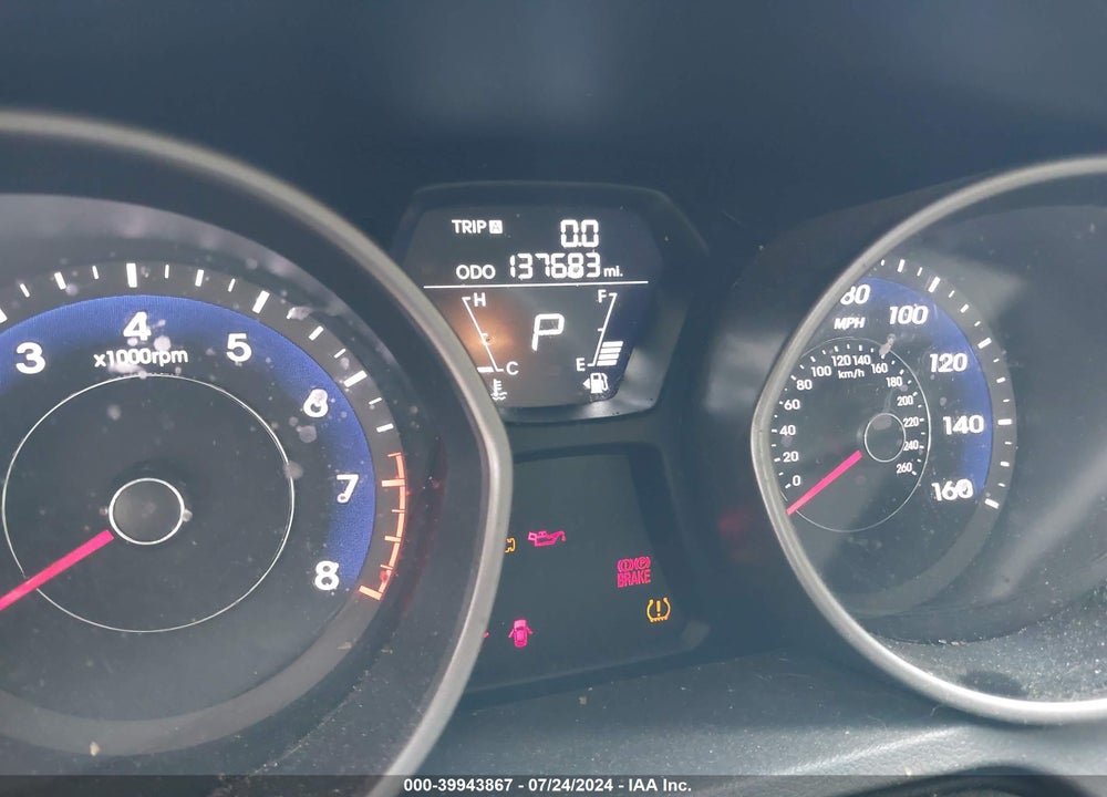 2011 HYUNDAI ELANTRA GLS VIN: 5NPDH4AE1BH055493