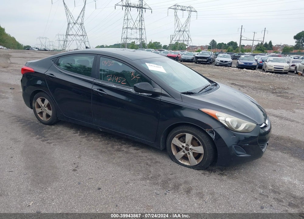 2011 HYUNDAI ELANTRA GLS VIN: 5NPDH4AE1BH055493