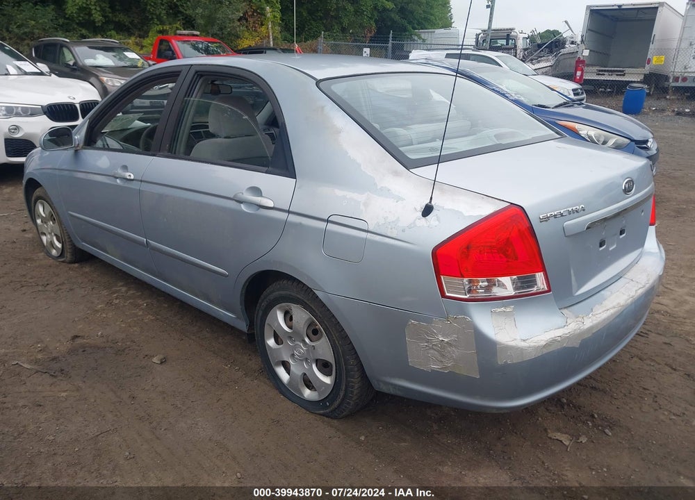 2007 KIA SPECTRA EX VIN: KNAFE122775387270