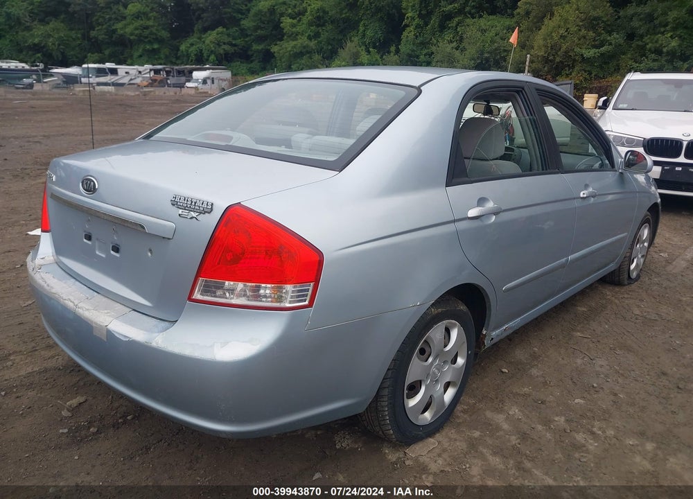 2007 KIA SPECTRA EX VIN: KNAFE122775387270